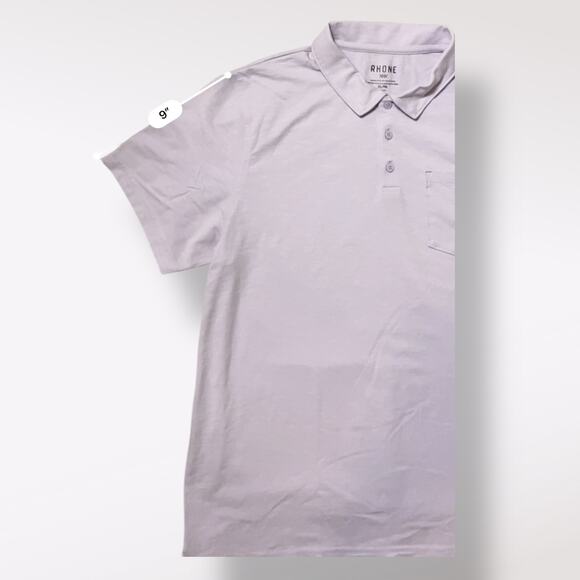 Rhône Cloud 9‎ Polo Men’s Size XL Pale Lavender - Picture 5 of 10